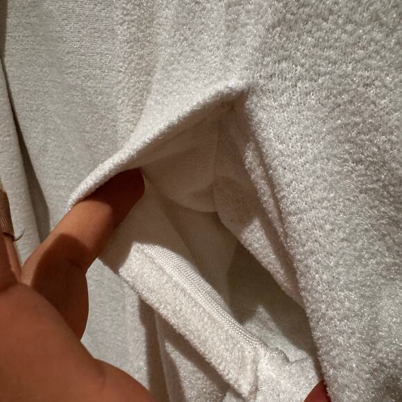 Barefoot Dreams CozyChic Ultra Lite - White Cardigan - Picture 3 of 8